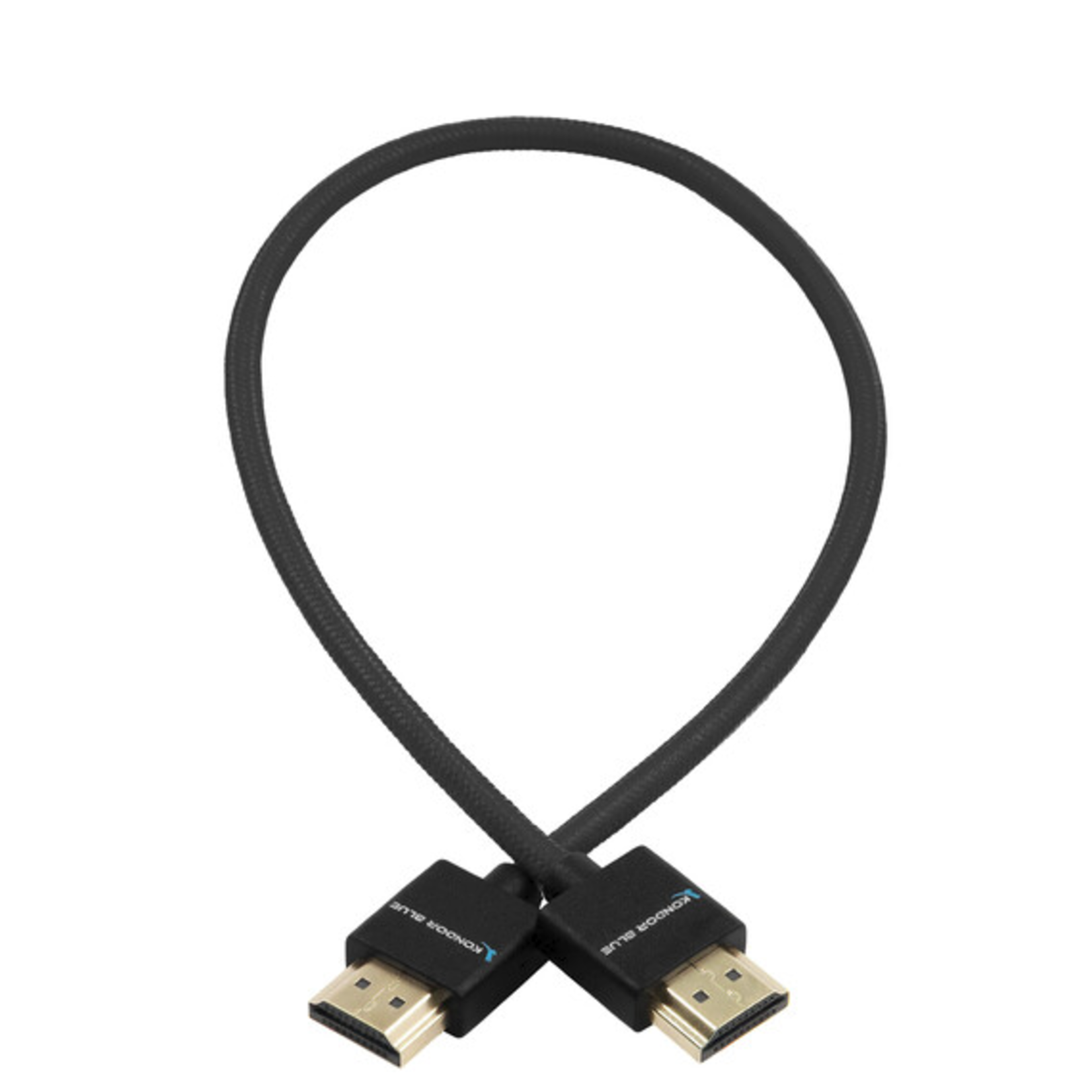 Kondor Blue Kondor Blue Braided High-Speed HDMI Cable (Black, 16")