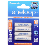 Panasonic Panasonic Eneloop AAA Rechargeable Ni-MH Batteries (800mAh, Pack of 4)
