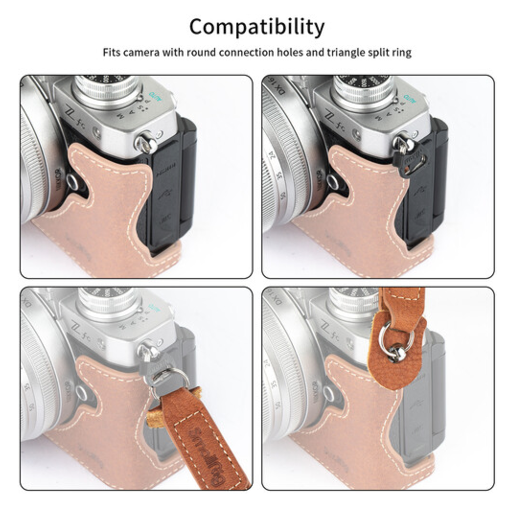 SmallRig SmallRig Leather Camera Neck Strap