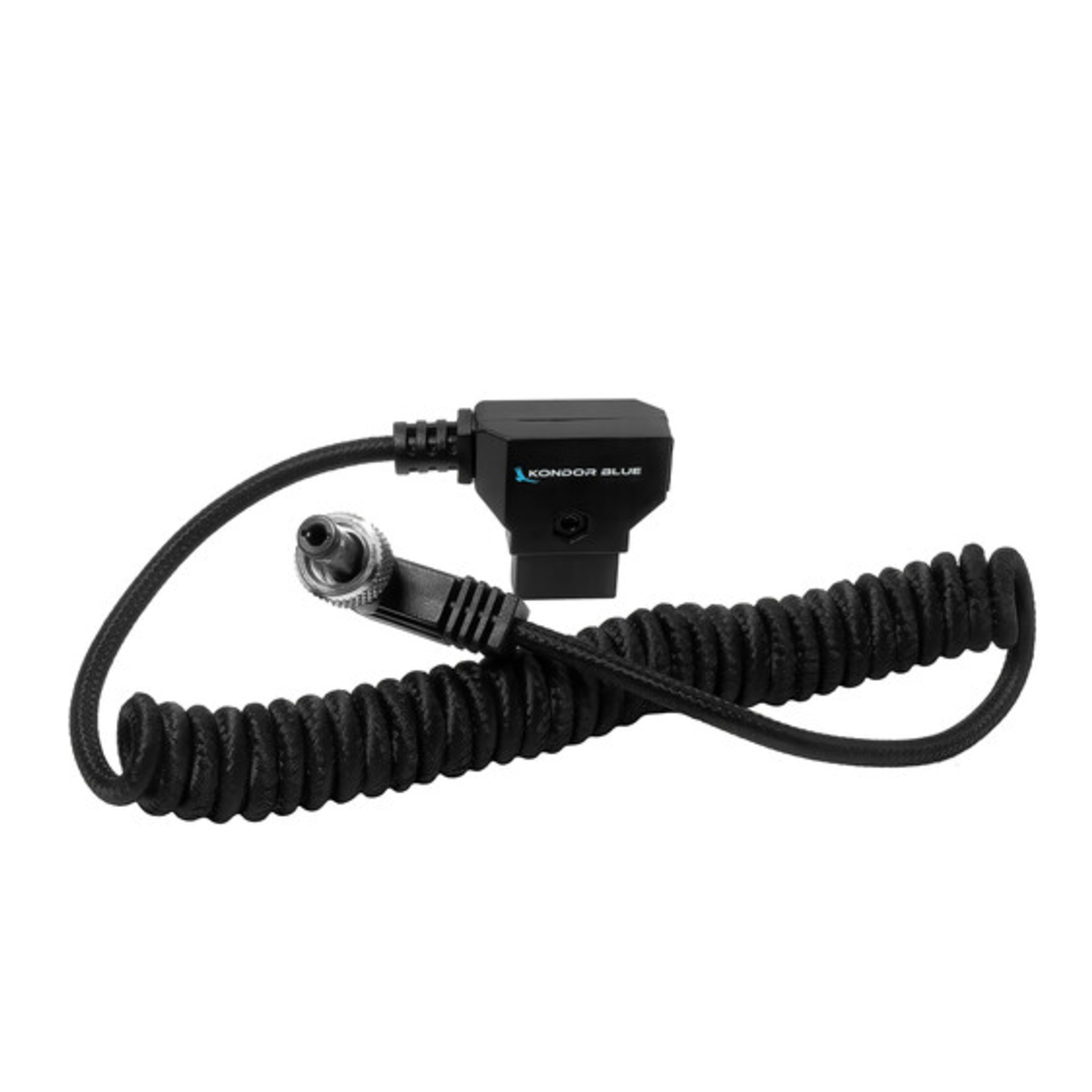 Kondor Blue Kondor Blue Coiled D-Tap to Locking DC 2.5mm Right-Angle Cable  (16 to 32")