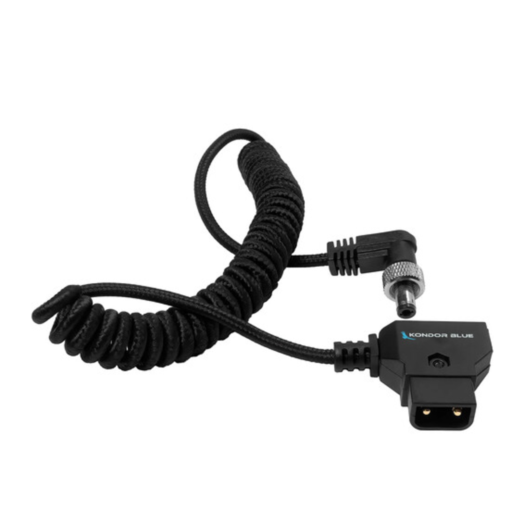Kondor Blue Kondor Blue Coiled D-Tap to Locking DC 2.5mm Right-Angle Cable  (16 to 32")