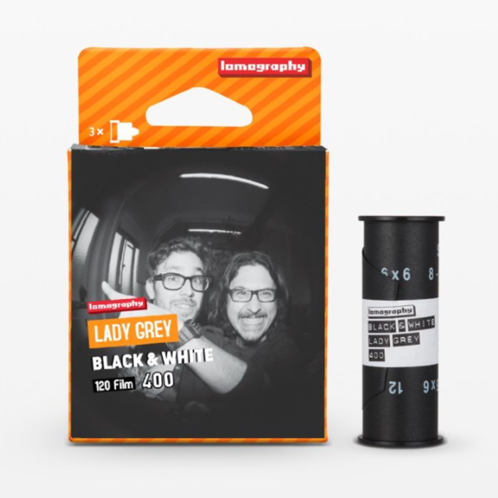 Lomography Lomography Lady Grey 400 Black and White Negative Film (120 Roll Film, 3-Pack)
