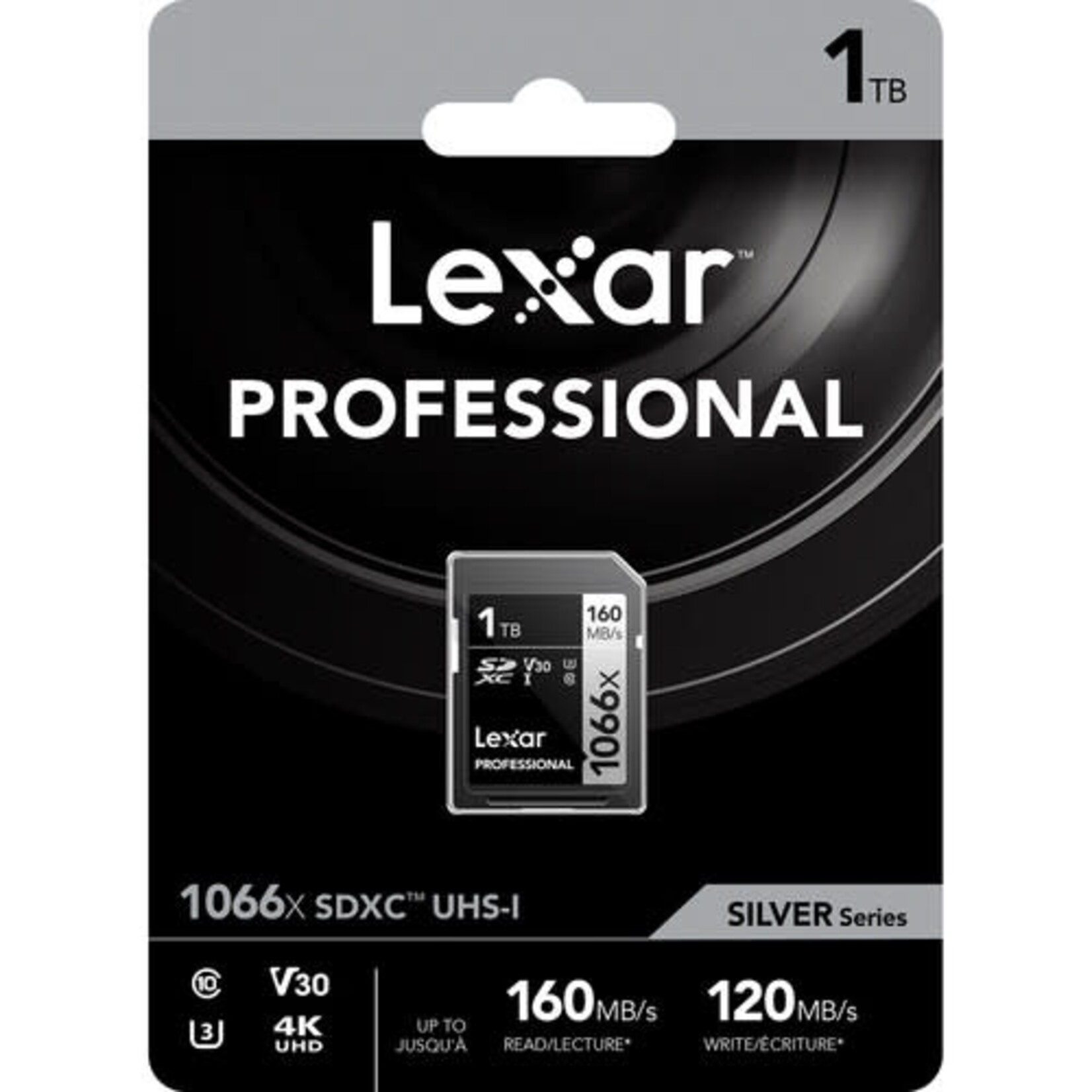 Lexar Lexar 1TB Professional 1066x UHS-I SDXC Memory Card (SILVER Series)