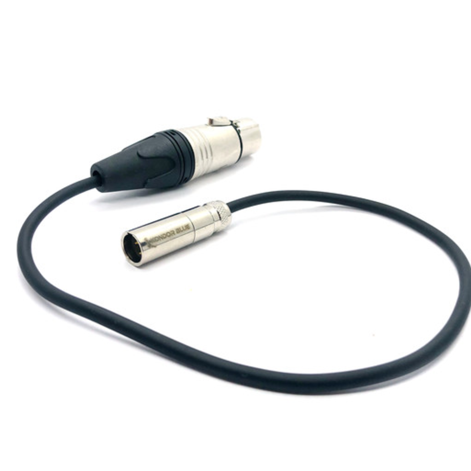 Kondor Blue Kondor Blue Mini-XLR Male to XLR Female Audio Cable for Canon C70 & BMPCC 6K/4K (Black, 16")