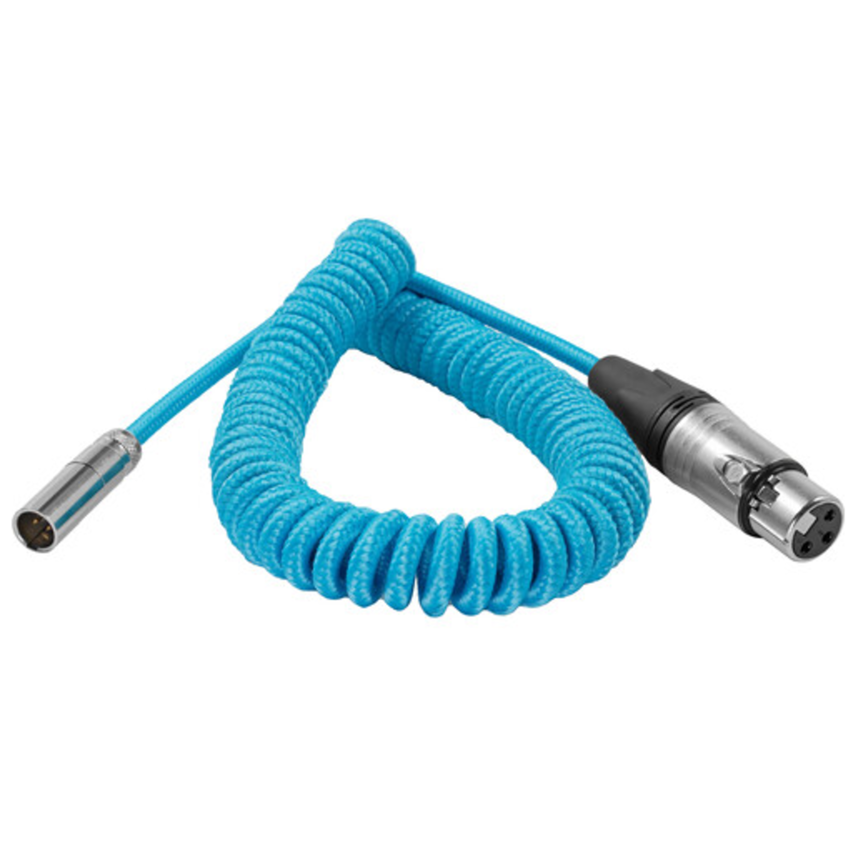Kondor Blue Kondor Blue Coiled Mini-XLR to XLR Cable for Canon C70 & BMPCC 4K/6K (12 to 24")