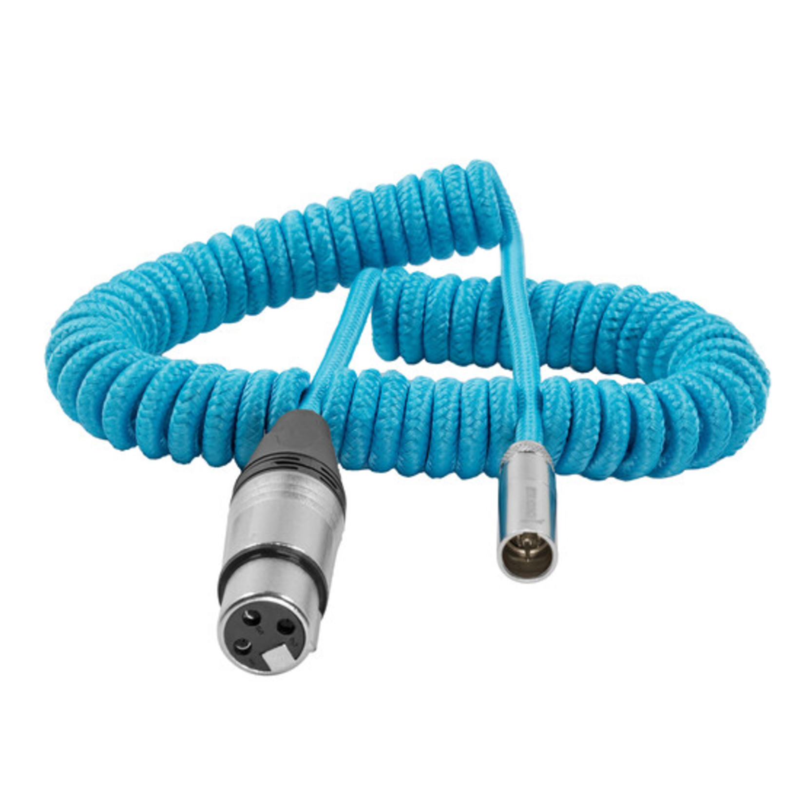 Kondor Blue Kondor Blue Coiled Mini-XLR to XLR Cable for Canon C70 & BMPCC 4K/6K (12 to 24")