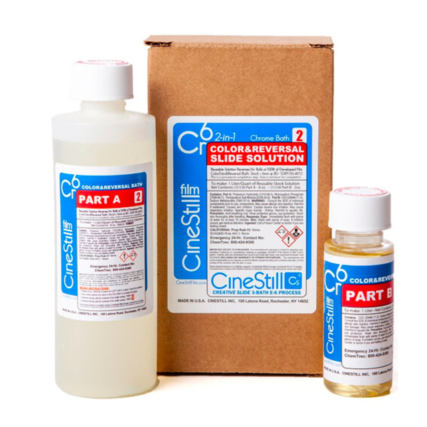 CineStill Cr6 "Color&Reversal" 2-in-1 Slide Solution (16+ Rolls)