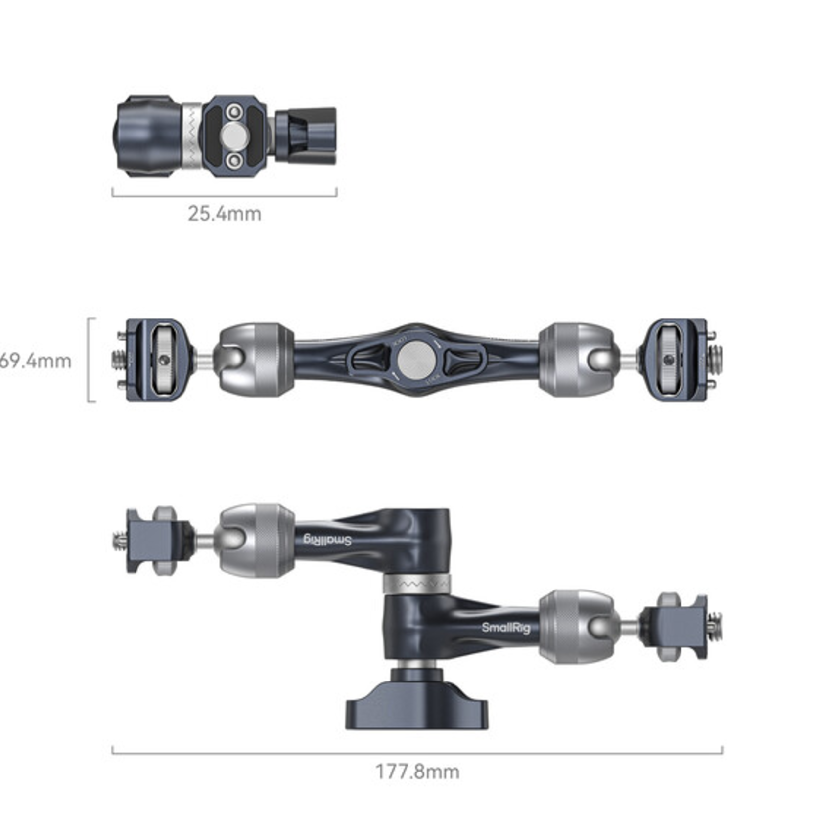 SmallRig SmallRig Articulating Arm with 1/4"-20 ARRI Locating Screws (7")