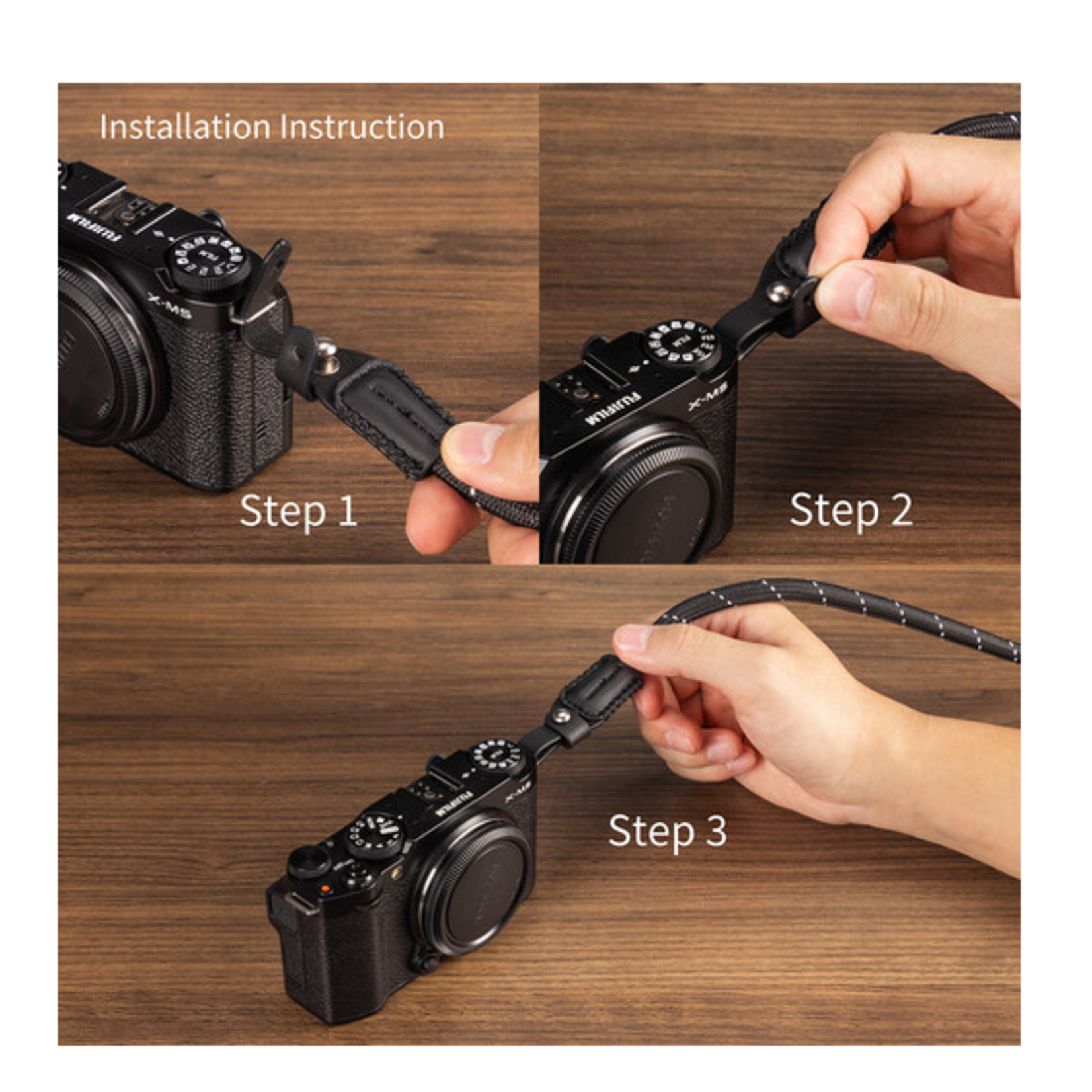 SmallRig SmallRig Universal Braided Shoulder Strap (Black)