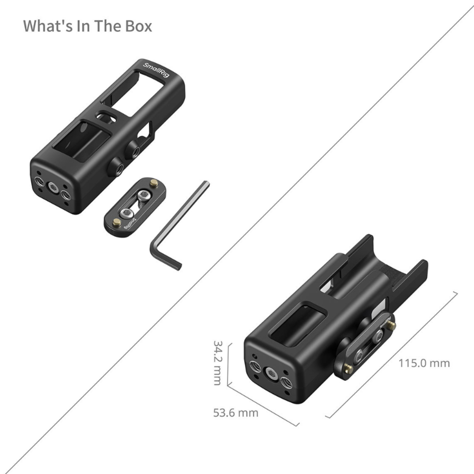 SmallRig Extended Cage for DJI Osmo Pocket 3