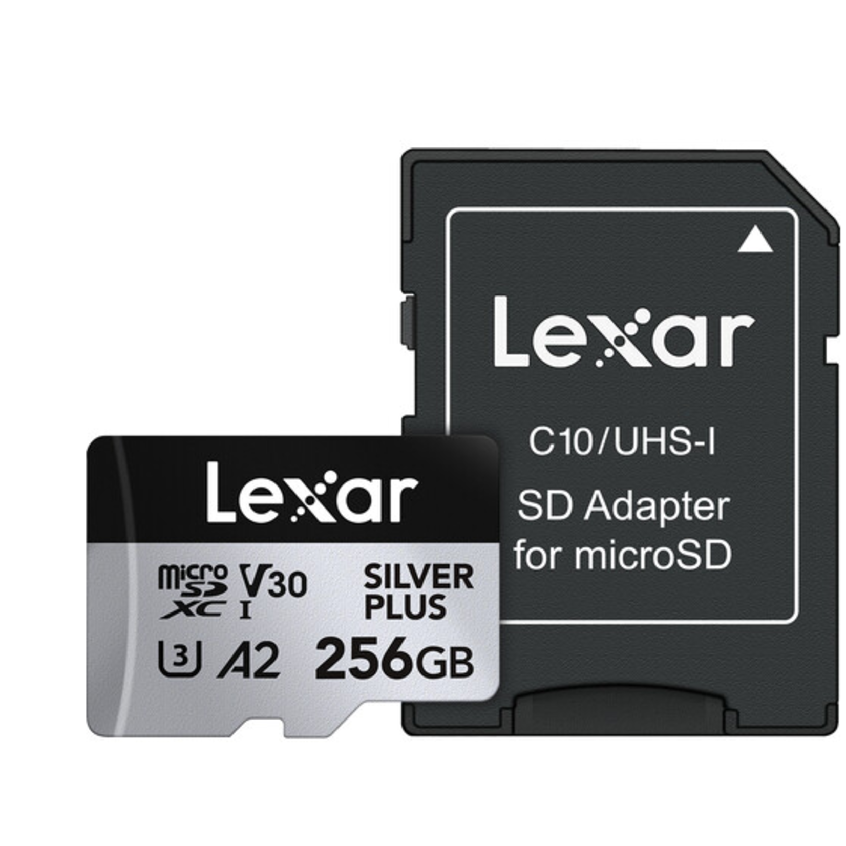 Lexar Lexar  Professional Silver Plus UHS-I microSDXC Memory Card with SD Adapter