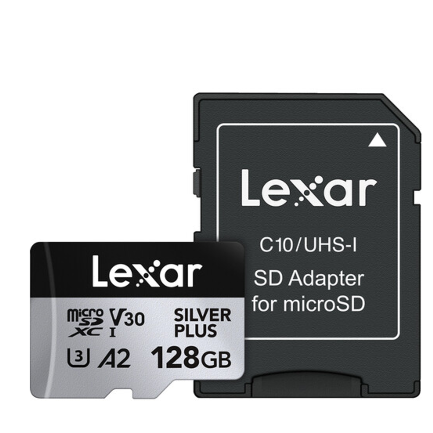 Lexar Lexar  Professional Silver Plus UHS-I microSDXC Memory Card with SD Adapter