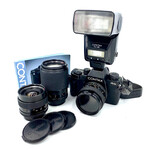 #1380 USED Contax Aria w/ 3 Lens Kit