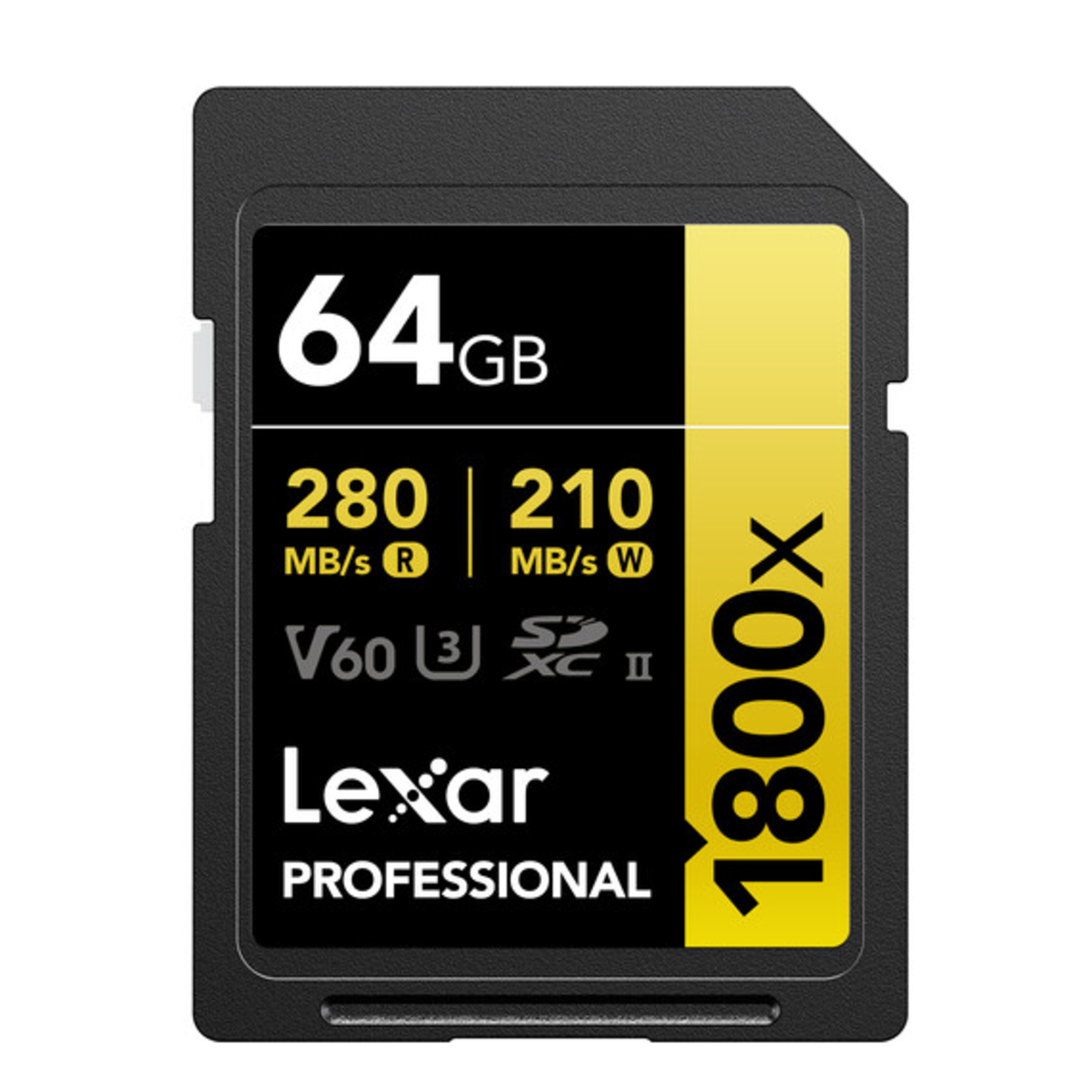 Lexar Lexar Professional 1800x UHS-II SDXC (GOLD Series) Choose Capacity