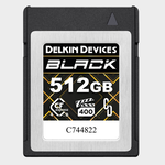 Delkin Delkin Devices 512GB BLACK CFexpress Type B 4.0 VPG400 Memory Card