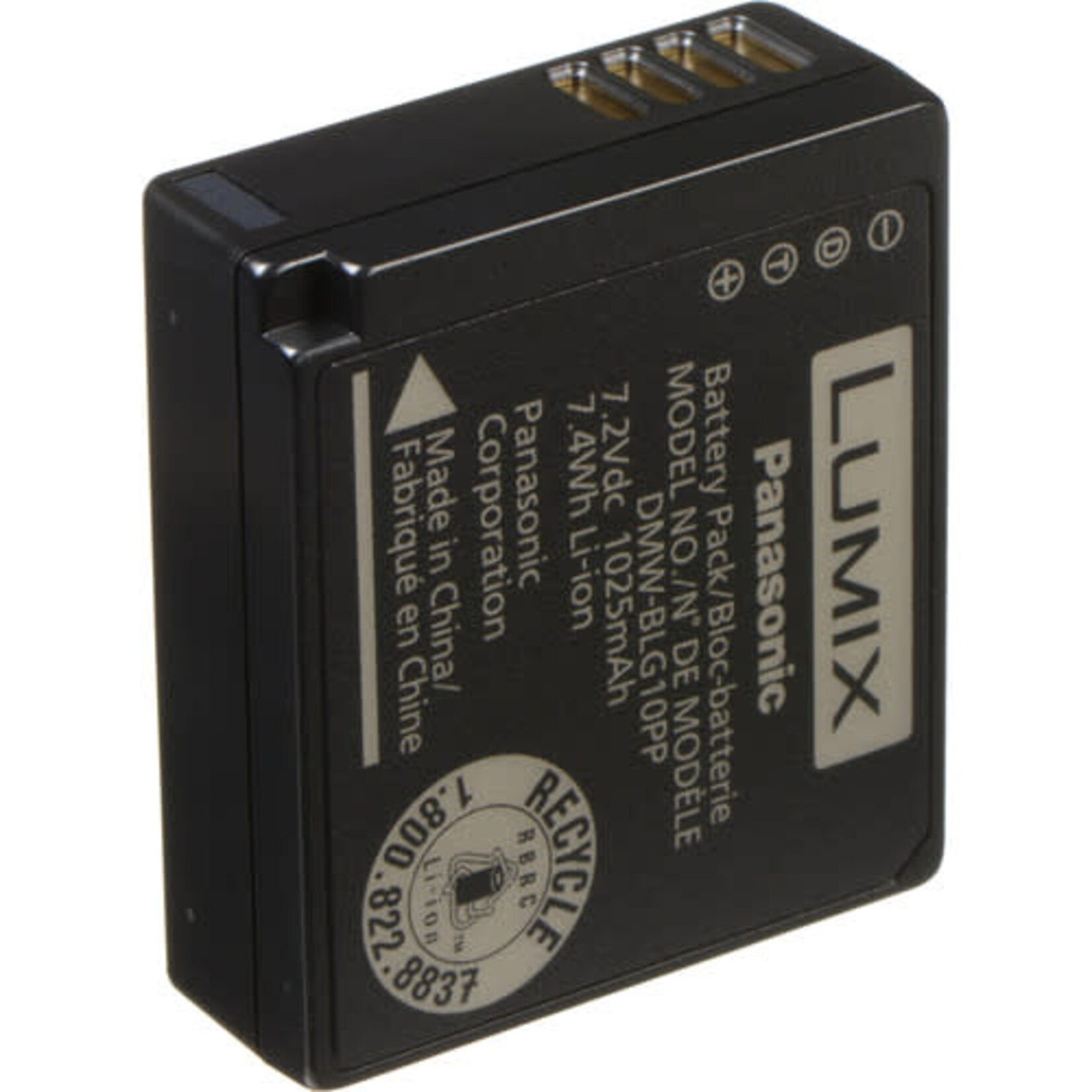 Panasonic Panasonic DMW-BLG10 Li-ion Battery for Select Lumix Cameras (7.2V, 1025mAh)