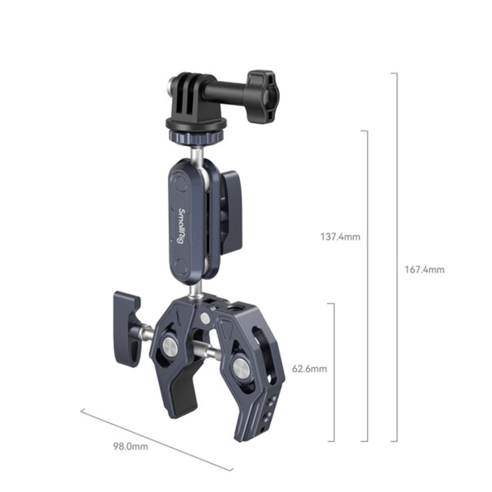 SmallRig SmallRig Crab-Shaped Clamp with Ballhead Magic Arm