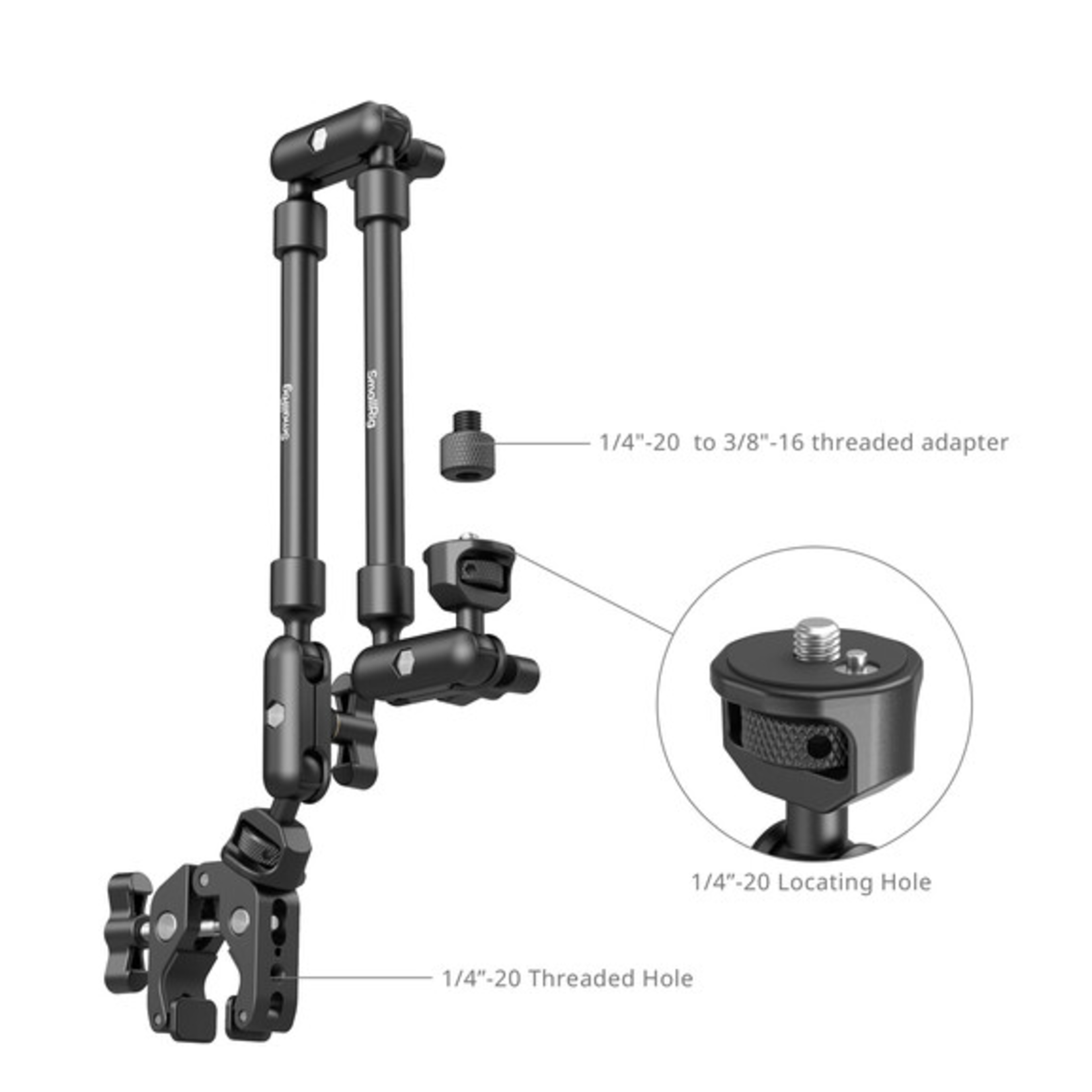 SmallRig SmallRig Desktop Magic Arm with Crab-Style Clamp Kit