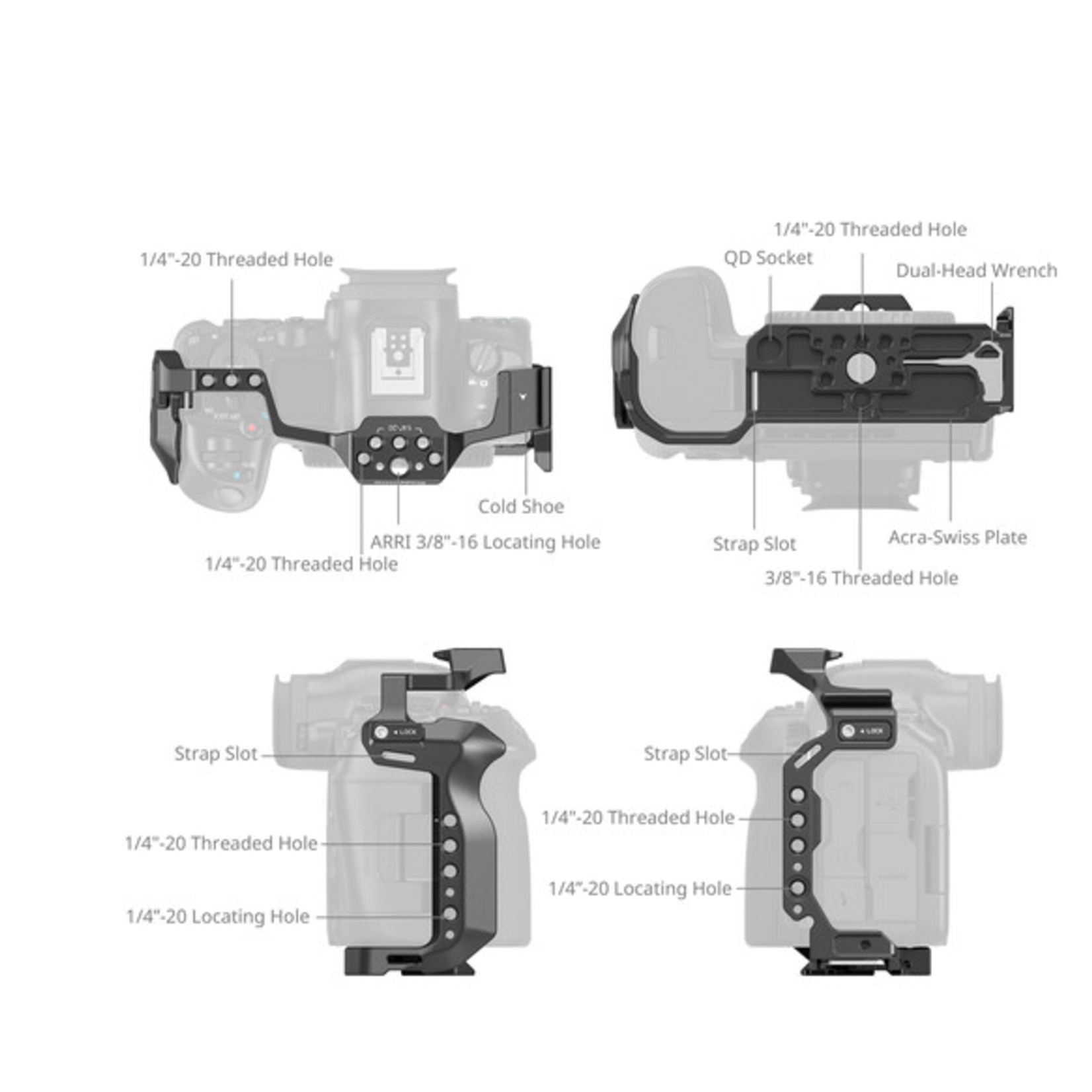 SmallRig SmallRig Cage for Canon EOS R5 Mark II