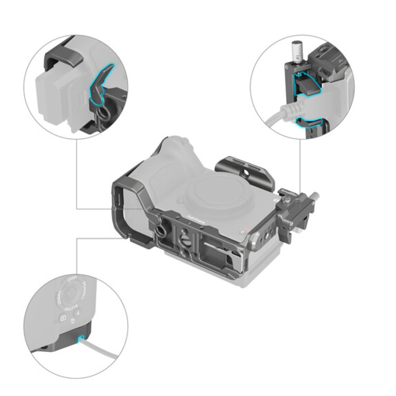 SmallRig SmallRig HawkLock Quick Release Cage Kit for Sony FX3 and FX30