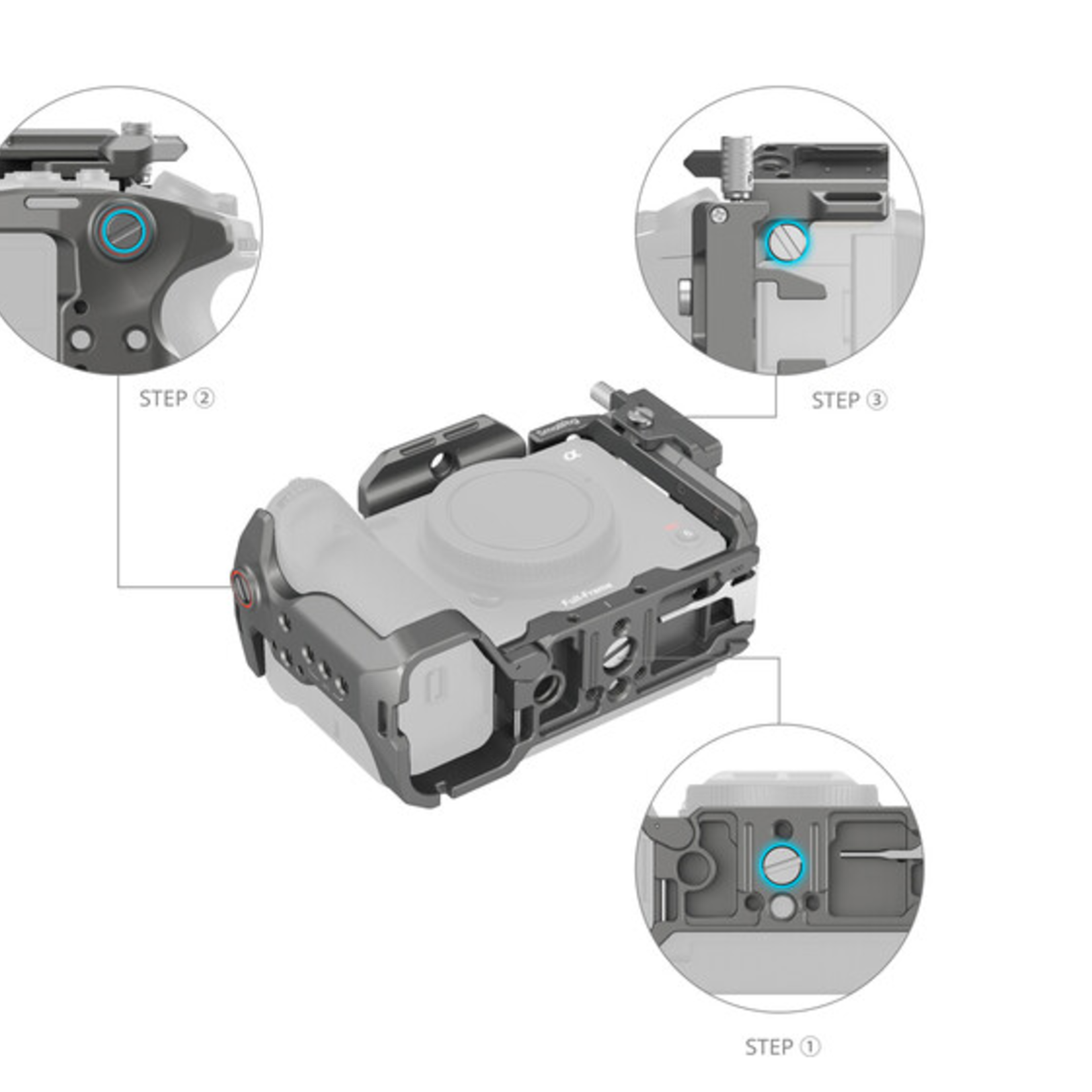 SmallRig SmallRig HawkLock Quick Release Cage Kit for Sony FX3 and FX30