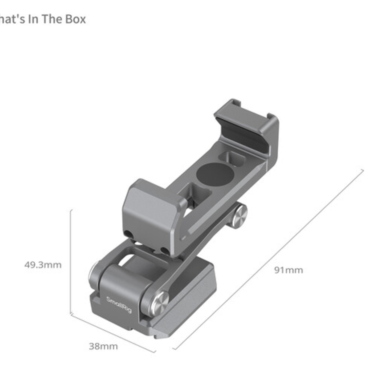 SmallRig SmallRig Arca-Type Quick Release Phone Support for DJI RS 4 Mini/RS 3 Mini