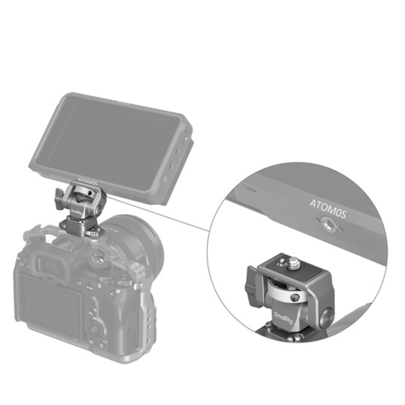 SmallRig SmallRig HawkLock H21 Quick Release Monitor Support with NATO Clamp