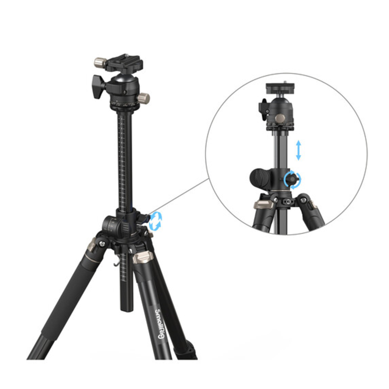 SmallRig SmallRig CT200 Lateral Center Column Aluminum Tripod with Ball Head