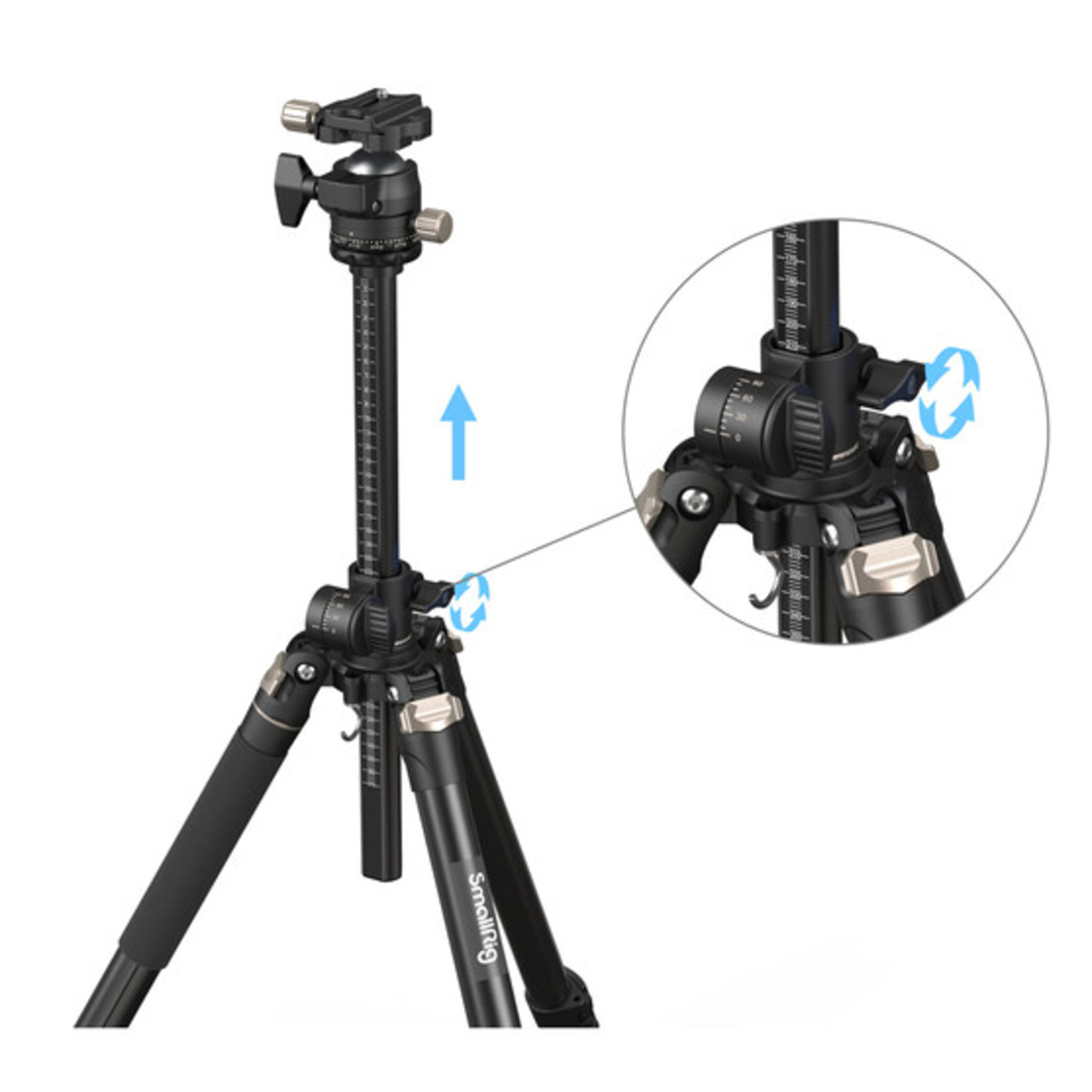 SmallRig SmallRig CT200 Lateral Center Column Aluminum Tripod with Ball Head