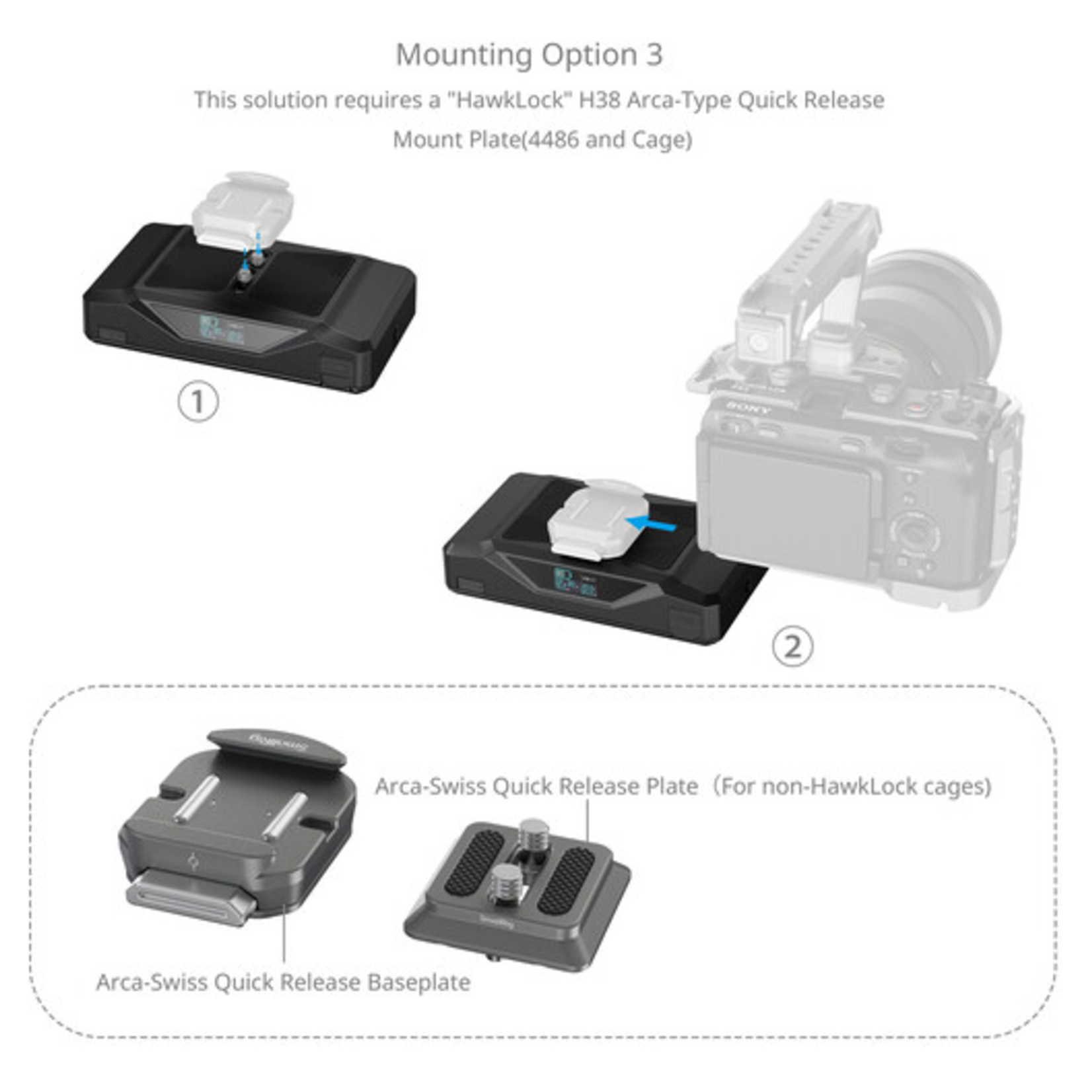 SmallRig SmallRig CB75 Camera Base Battery (73.8Wh)