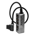 Kondor Blue Kondor Blue Male D-Tap to 4-Port Female D-Tap Splitter Hub (16")