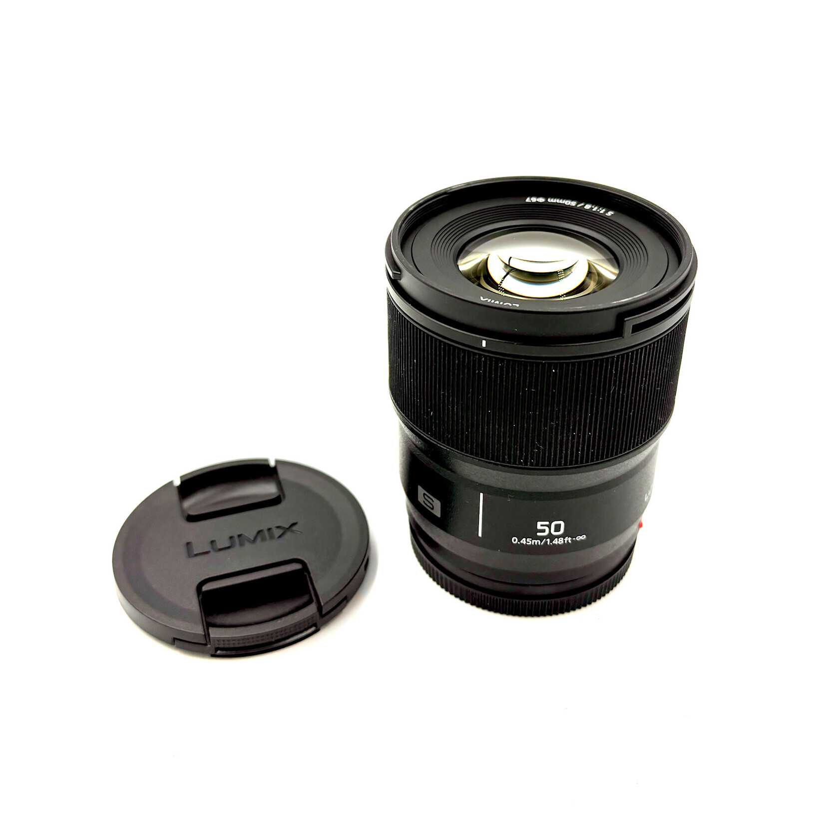LUMIX S 50mm F1.8 Lマウント　レンズ フード・キャップ付き Lens Impression! パナソニック LUMIX S 50mm F1.8 ○実勢価格