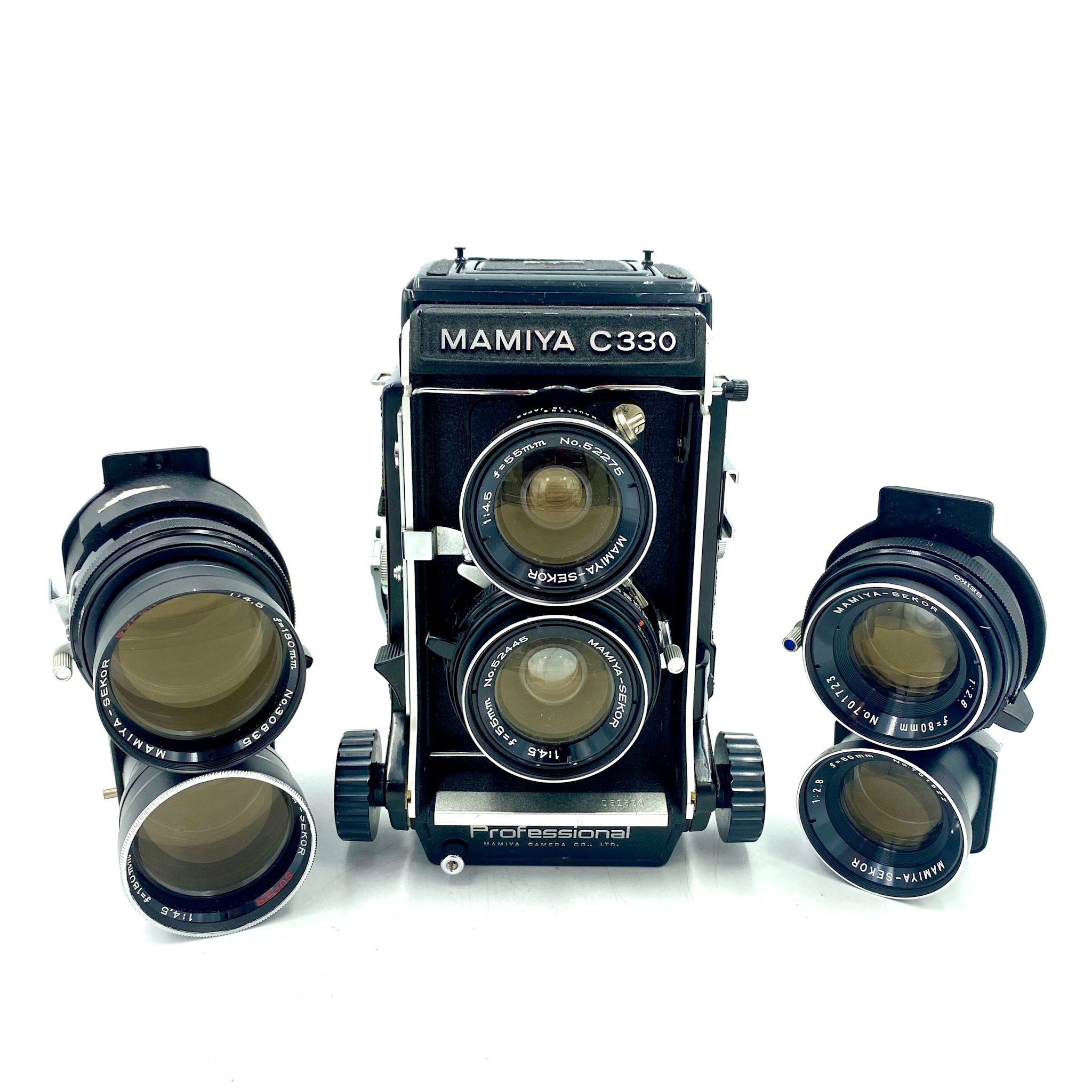 その他 MAMIYA C330 1451 USED Mamiya C330 w/ 55mm f1.4, 80mm f2.8, 180mm f4.5