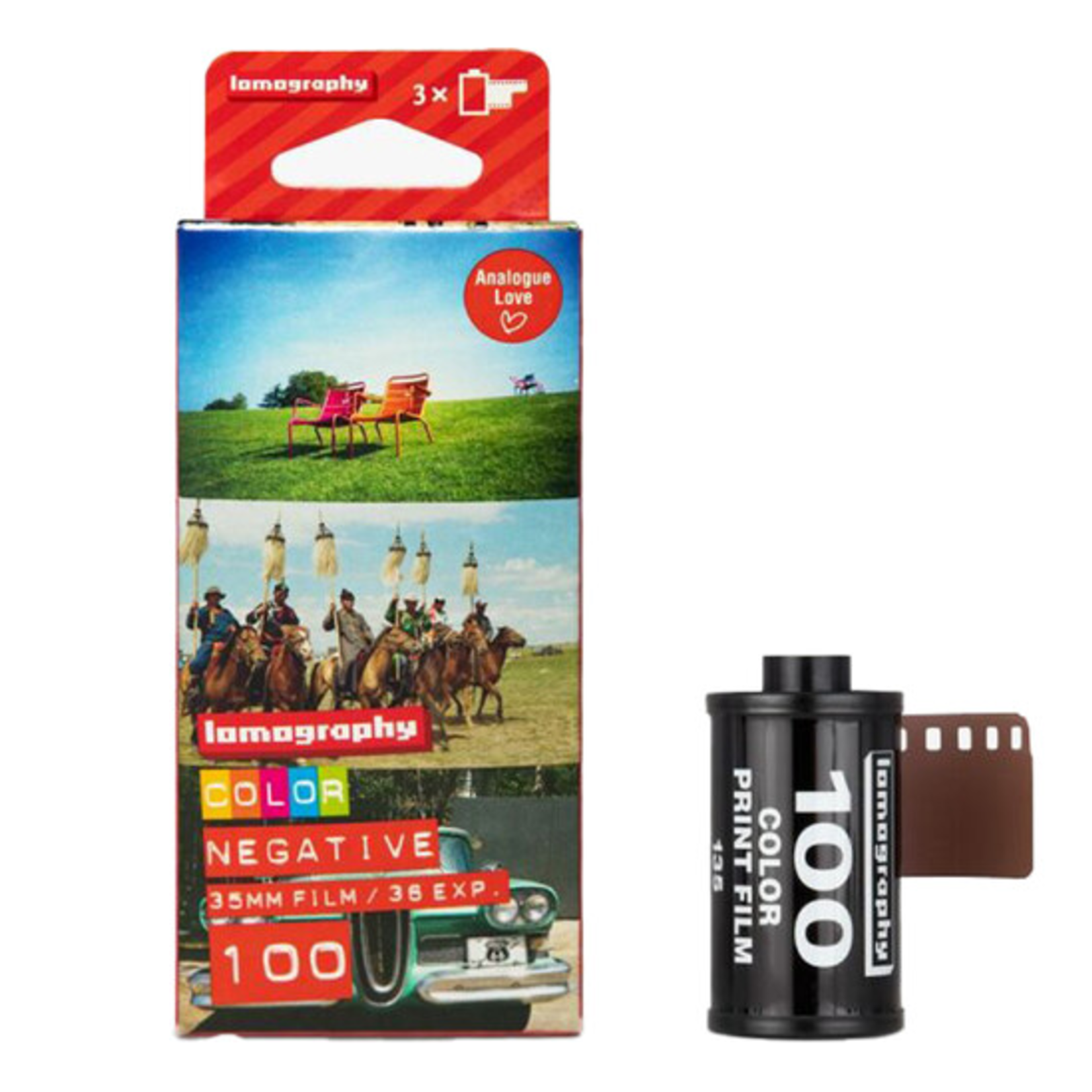 Lomography Lomography 100 Color Negative Film (35mm Roll Film, 36 Exposures, 3-Pack)