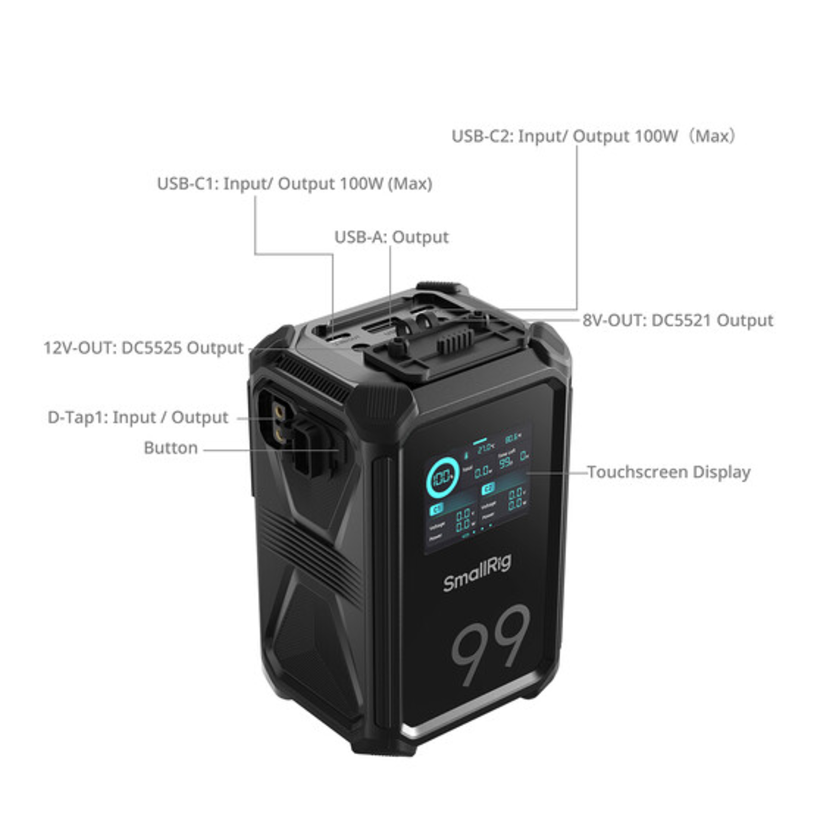 SmallRig SmallRig X-Touch Smart Triple-Proof X99 Battery (99Wh, V-Mount)