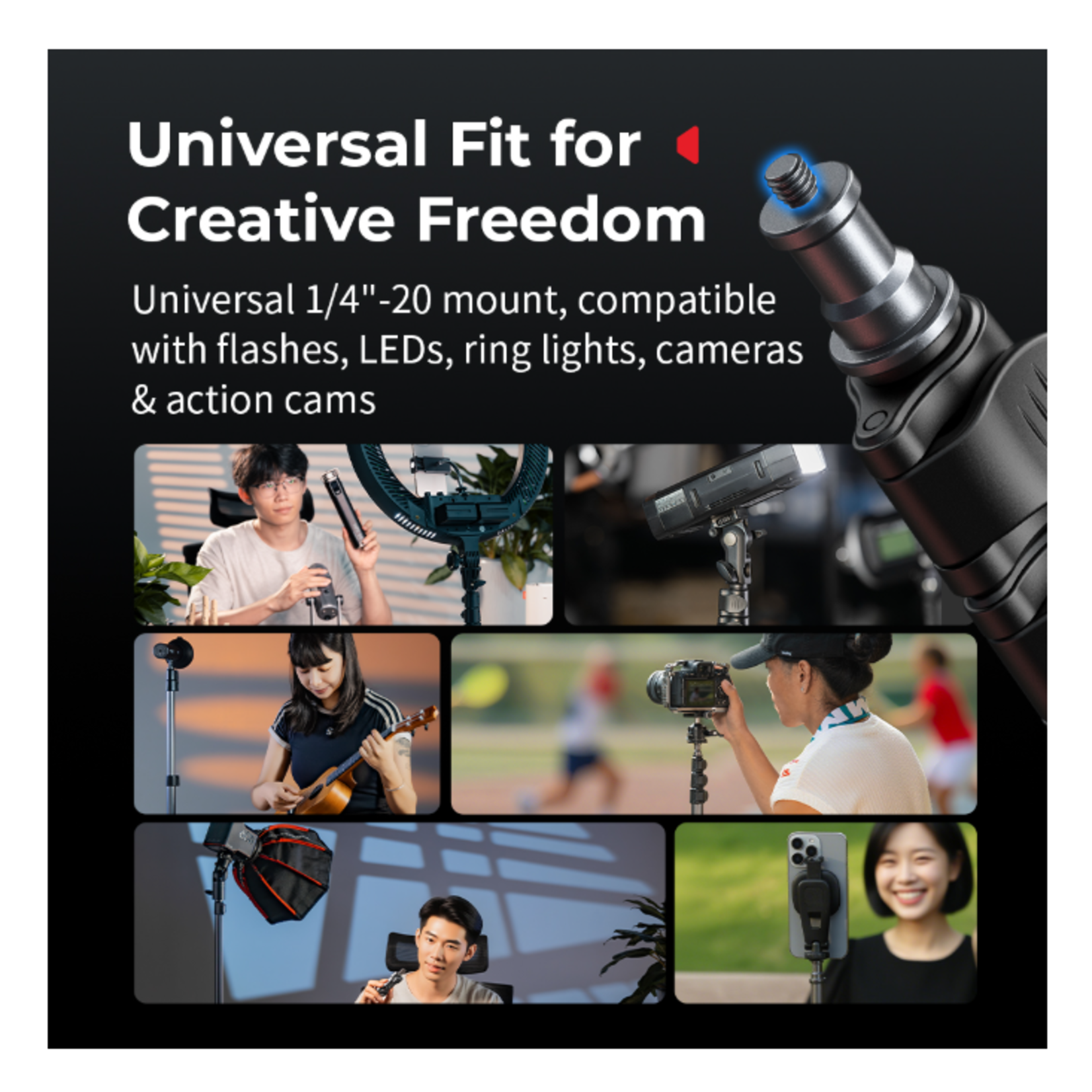 SmallRig SmallRig RT190 Reversible Portable Studio Light Support