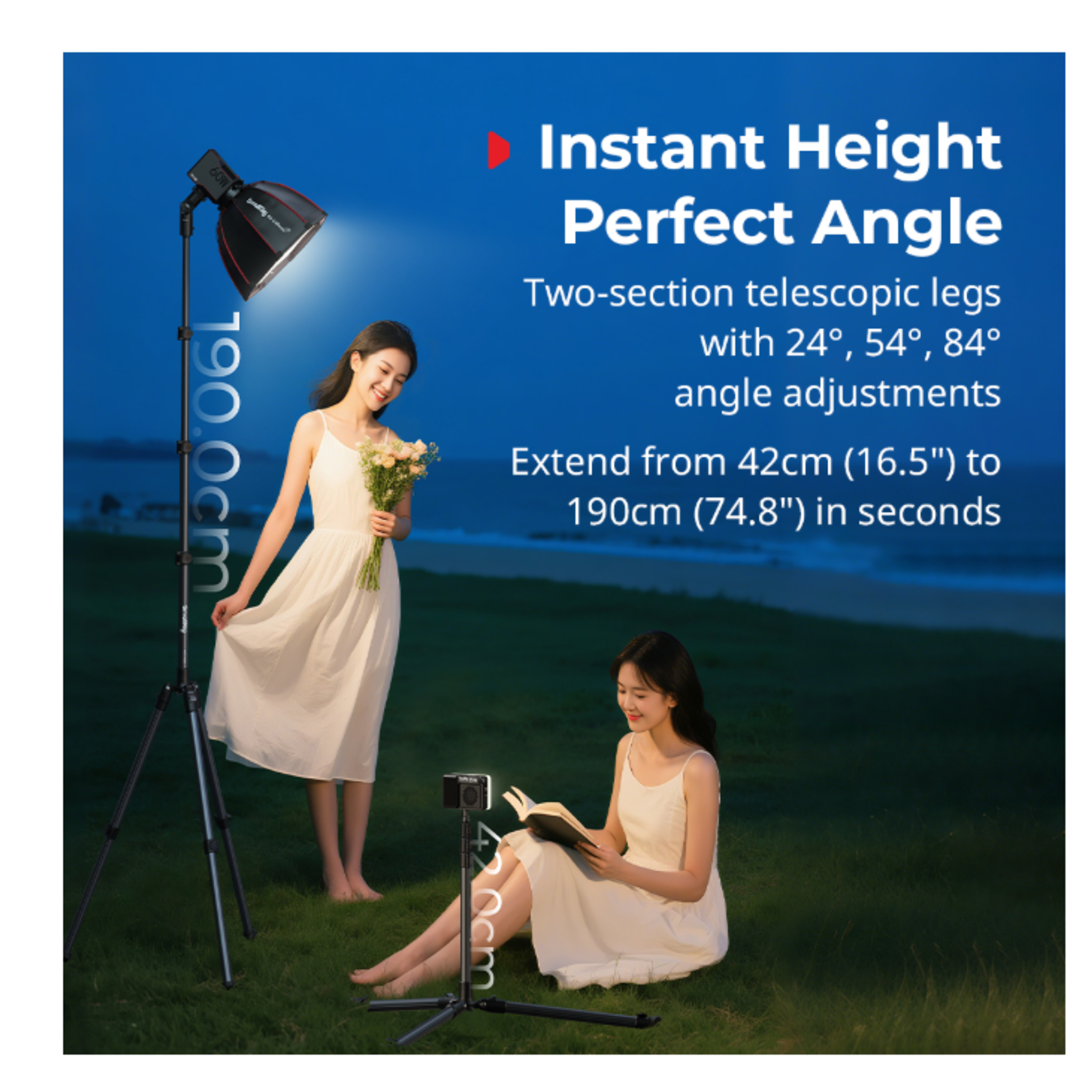 SmallRig SmallRig RT190 Reversible Portable Studio Light Support