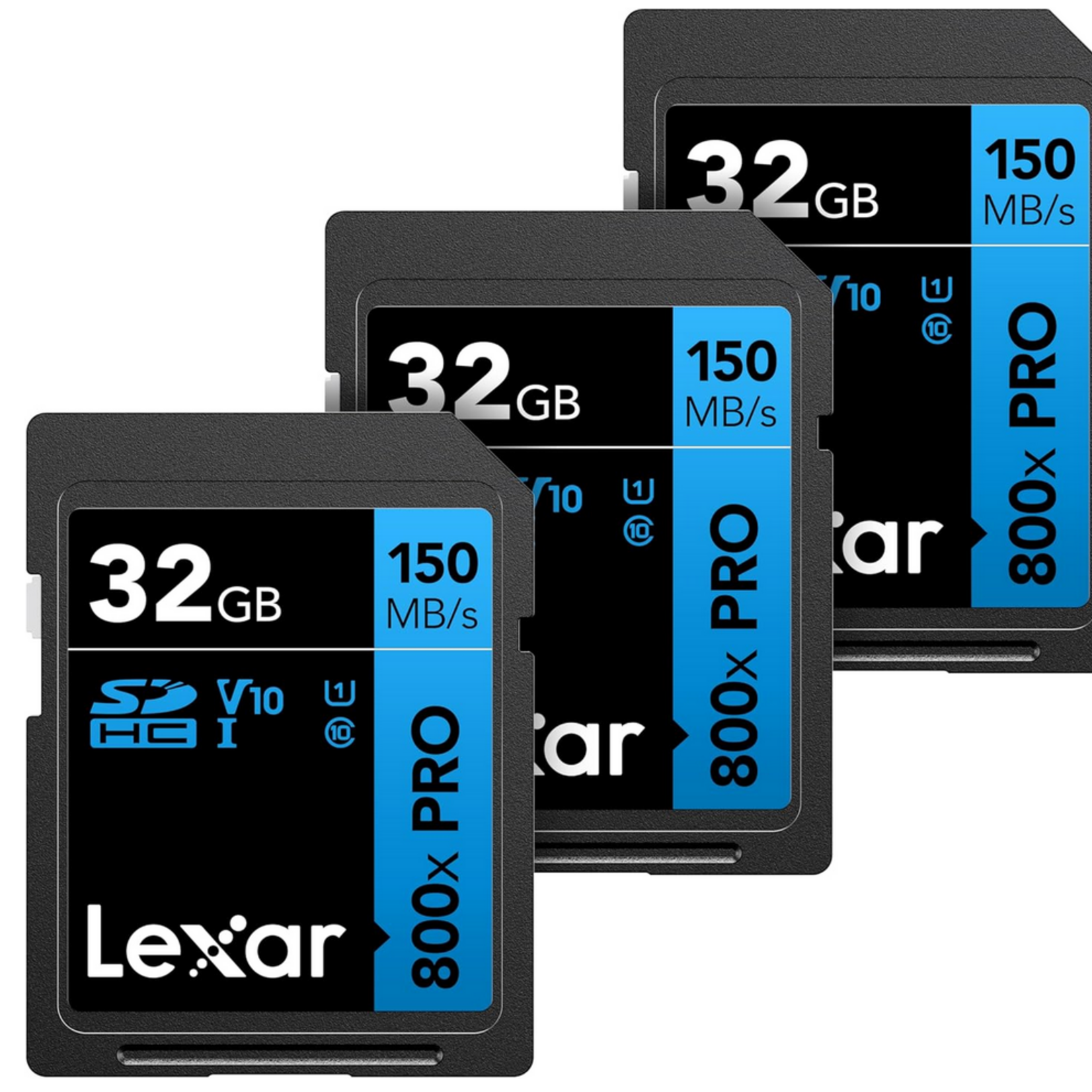 Lexar Lexar Professional SDHC 32GB 800x PRO (3-Pack)