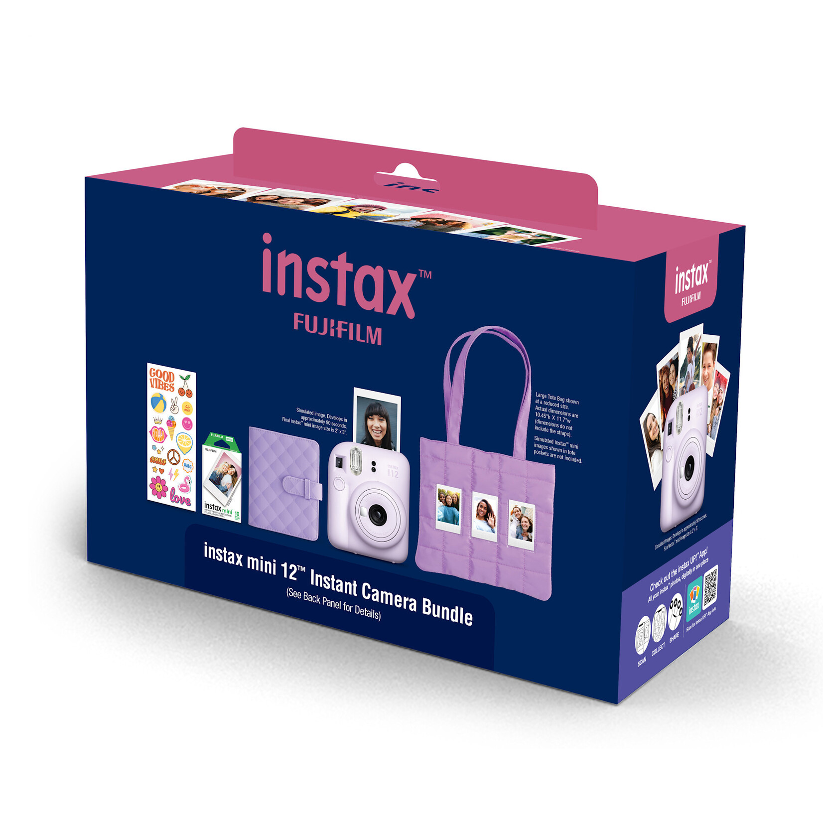 FujiFilm FujiFilm Instax Mini 12 Bundle - Purple