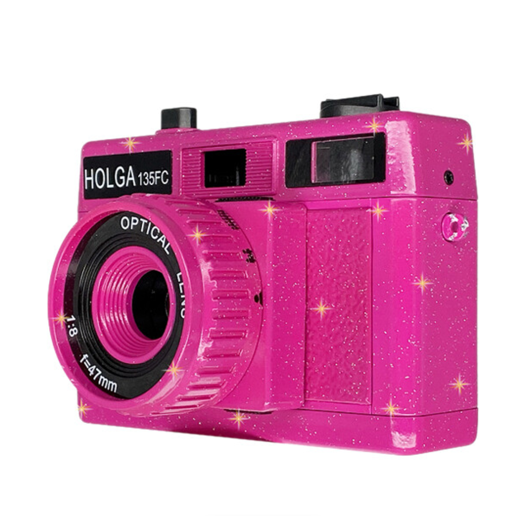 Holga Holga 135FC 35mm Film Camera - Pink Sparkle