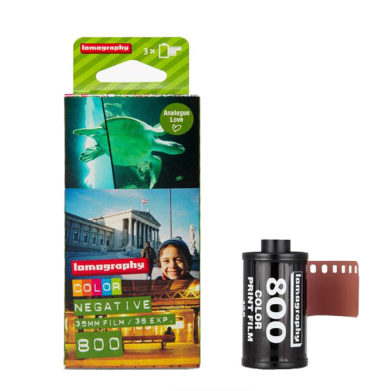 Lomography Lomography 800 Color Negative Film (35mm Roll Film, 36 Exposures, 3 Pack)