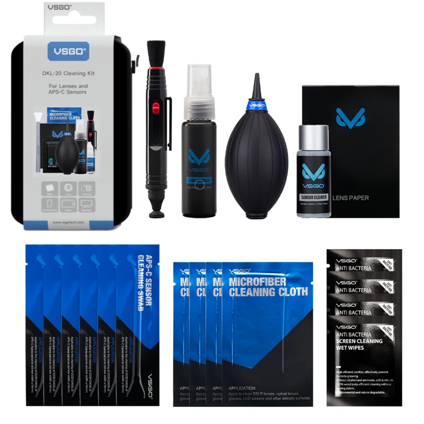 VSGO VSGO Camera Lens & Full-Frame Sensor Cleaning Portable Kit