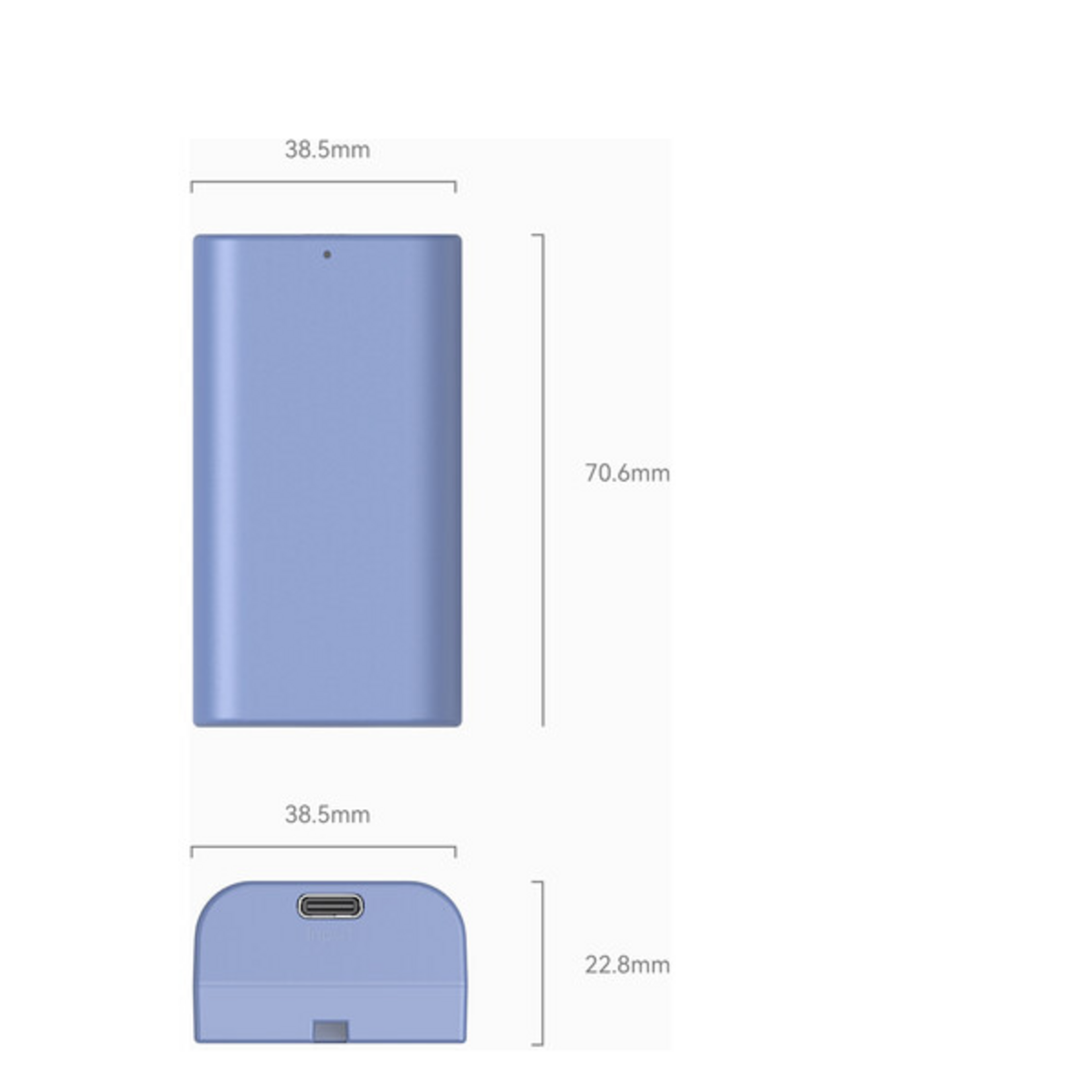 SmallRig SmallRig L-Series/NP-F550 USB-C Battery (3500mAh, Blue)