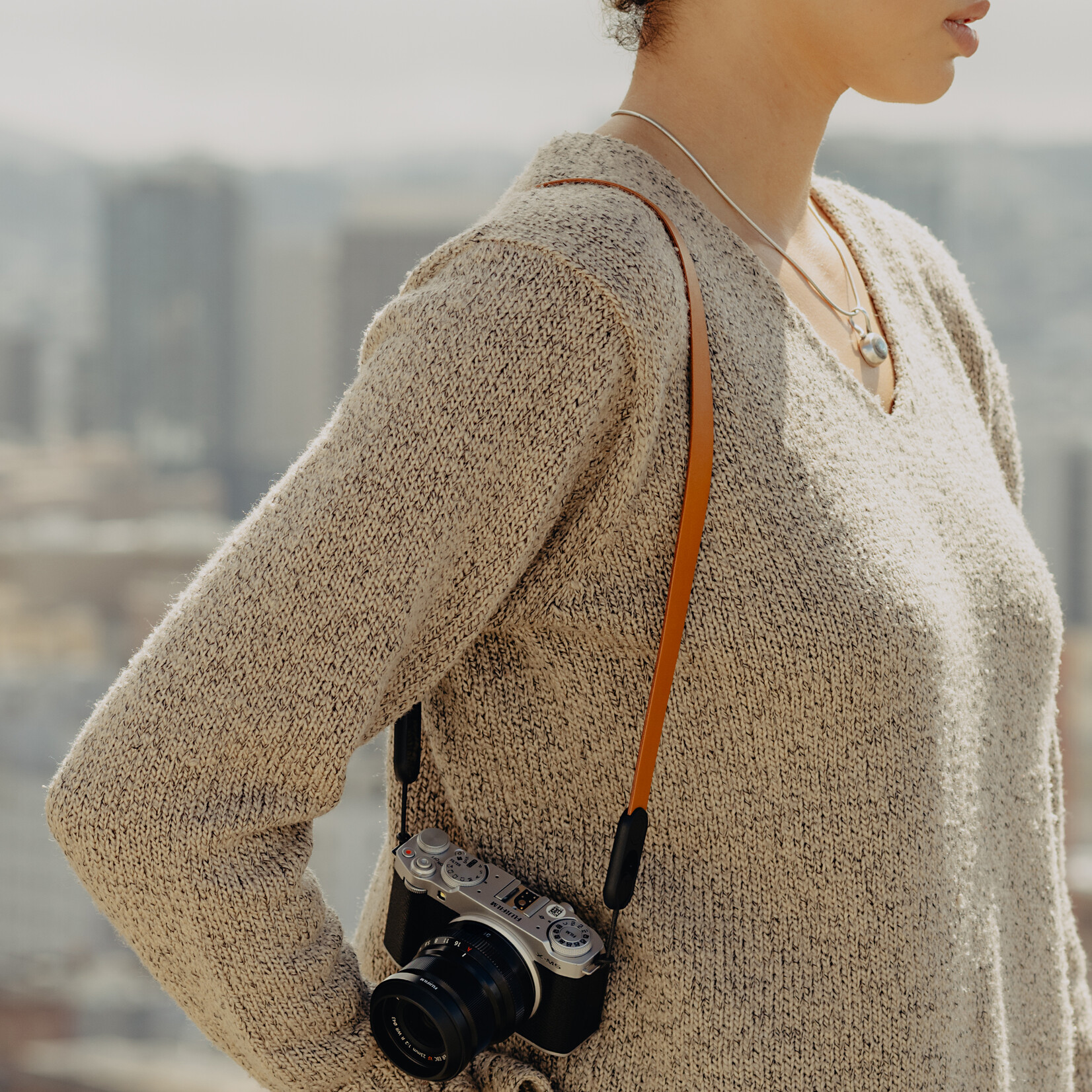Peak Design Peak Design Form Leather Camera Strap - Neck (31")