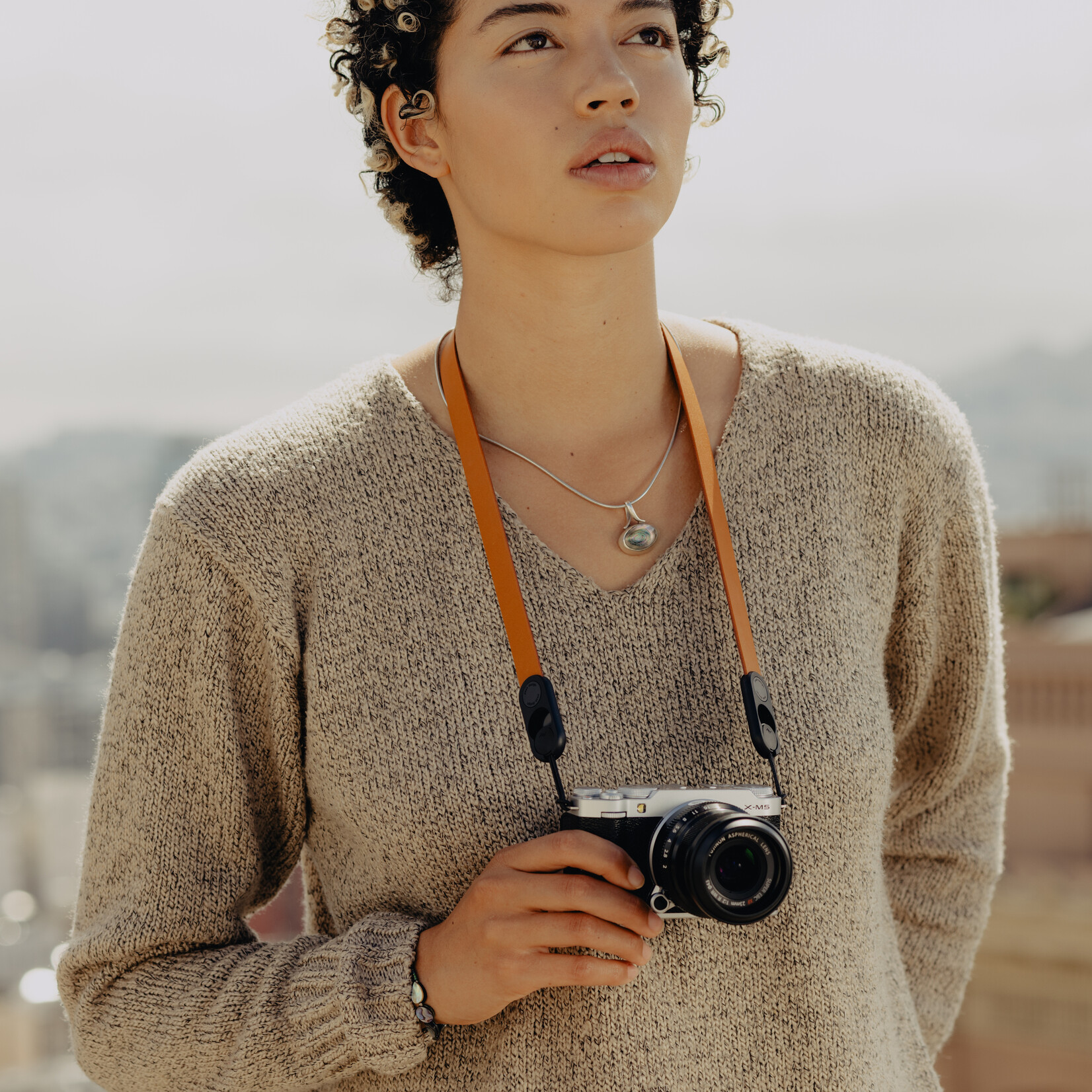 Peak Design Peak Design Form Leather Camera Strap - Neck (31")