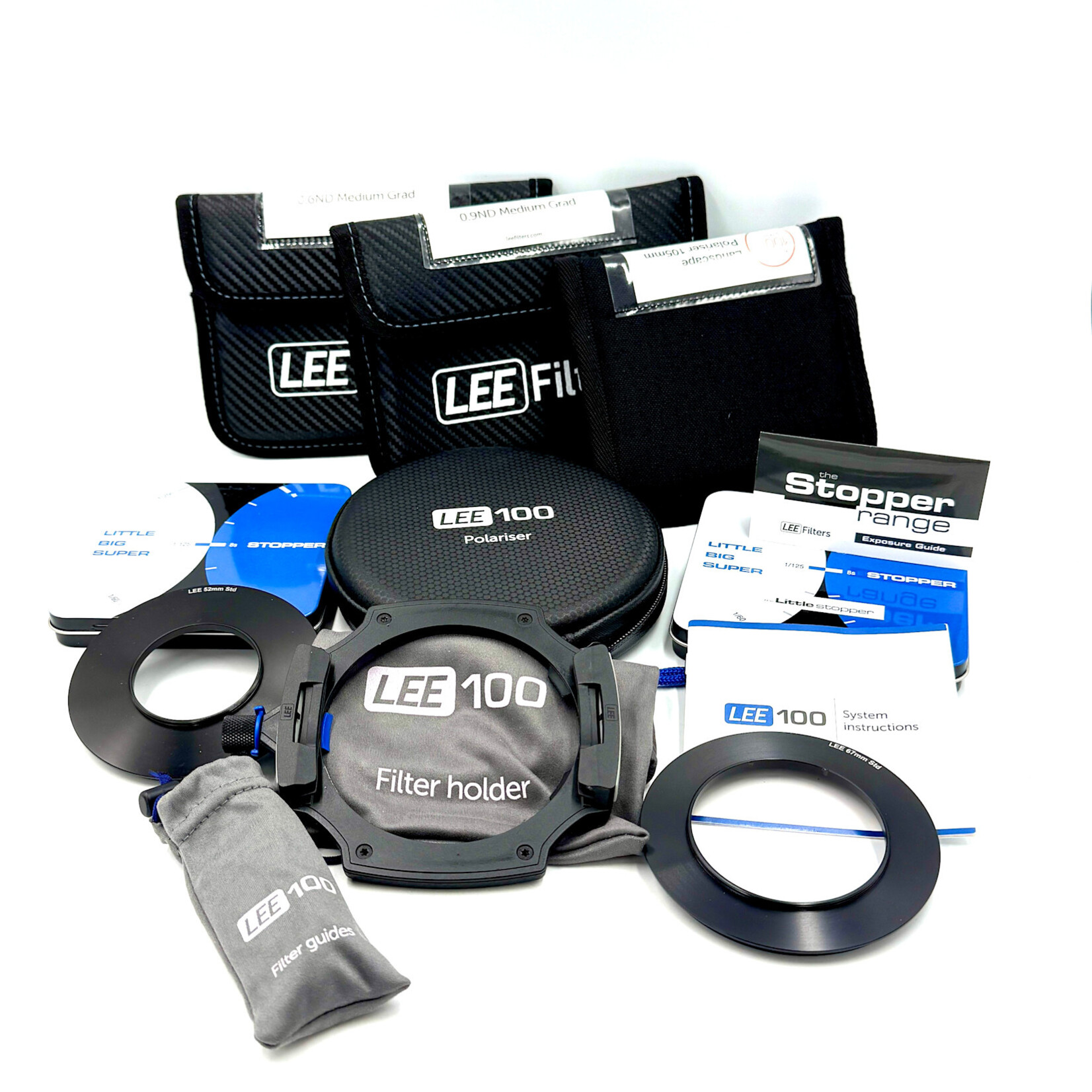 Lee #1420 LEE 100 Filter Kit w/ PLR, .6 & .9 Med Grad, Little & Big Stop