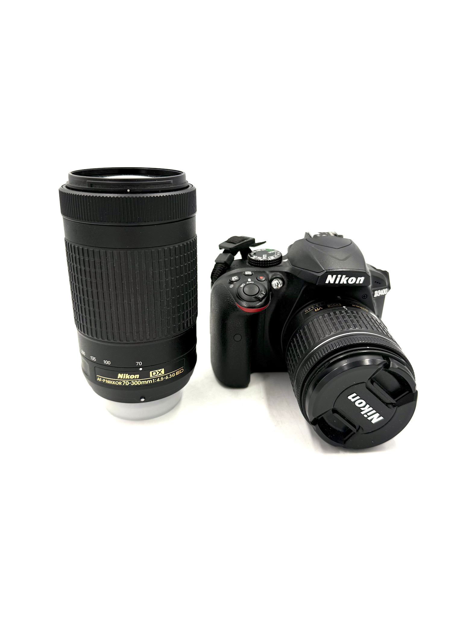 Used Nikon D3400 w/18-55mm and 70-300mm lenses - Stewarts Photo