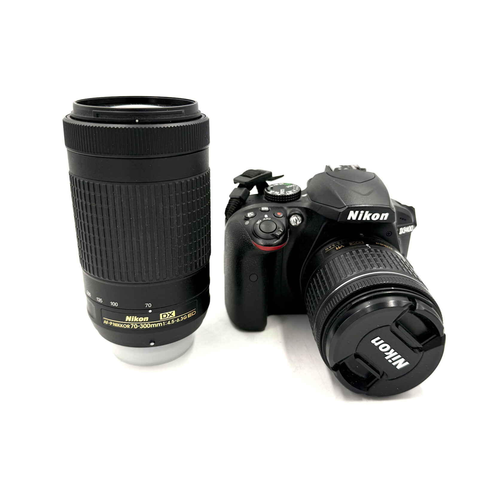 Nikon Used Nikon D3400 w/18-55mm and 70-300mm lenses