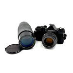 Pentax #1484 USED Pentax MV w/ 50mm f/2 & 60-300mm
