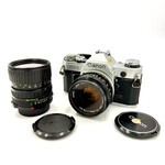Canon #1487 USED Canon AE-1 w/ 50mm f/1.8 FD & 35-70mm